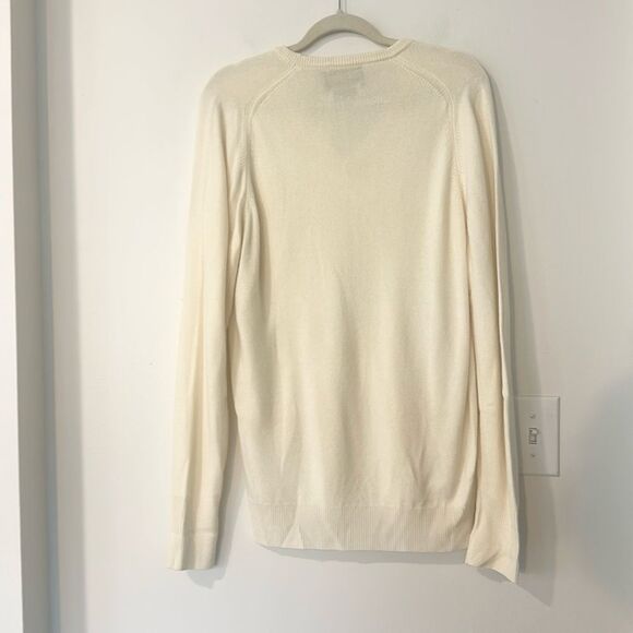 Pendleton Cream V-neck Cashmere Men’s Sweater M - Picture 4 of 5